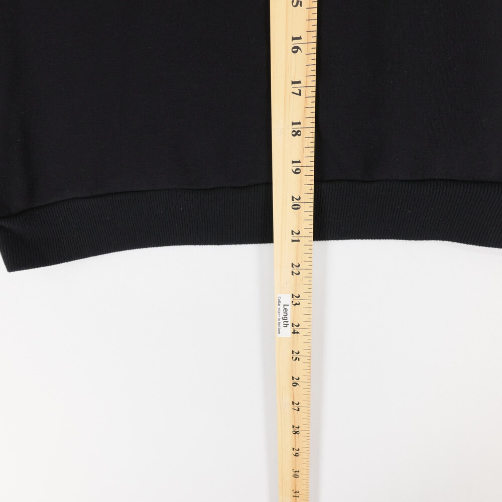 Beyond Yoga Look Under Hoodie Womens S Black V Neck Crossover Back Pullover View 4